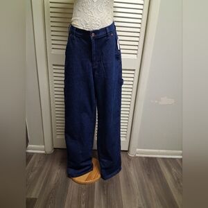 GAP 90's Loose Carpinter Mid Rises 31/10 Indigo Denim Jean NEW 99Cotton 1spandex